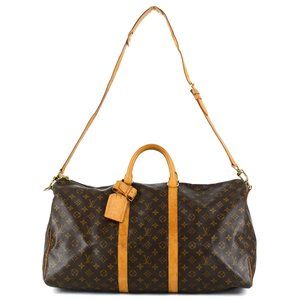 LOUIS VUITTON Monogram Keepall Bandouliere 55